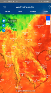 اسکرین شات 1 برنامه Weather Radar - Windy, rain ra
