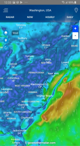 اسکرین شات برنامه Weather Radar - Windy, rain ra 4