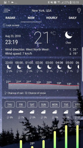 اسکرین شات 5 برنامه Weather Radar - Windy, rain ra