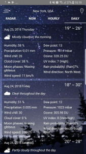 اسکرین شات 6 برنامه Weather Radar - Windy, rain ra