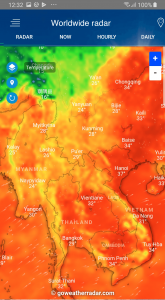 اسکرین شات برنامه Weather Radar - Windy, rain ra 1