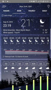 اسکرین شات 5 برنامه Weather Radar - Windy, rain ra