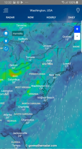 اسکرین شات برنامه Weather Radar - Windy, rain ra 8