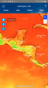 اسکرین شات برنامه Weather Radar - Windy, rain ra 2