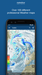 اسکرین شات برنامه meteoblue weather & maps 5