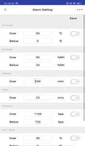 اسکرین شات برنامه Meteorology 3