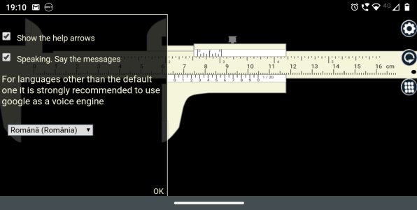 اسکرین شات 4 برنامه Metric vernier caliper