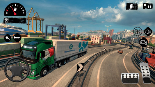 اسکرین شات بازی Euro Truck Driver 3D: Top Driving Game 2021 3