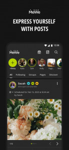 اسکرین شات 6 برنامه MeWe: The Safe Network