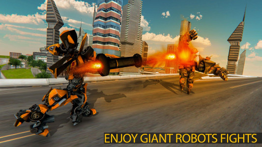 اسکرین شات بازی Flying Hero Robot: Robot Games 4