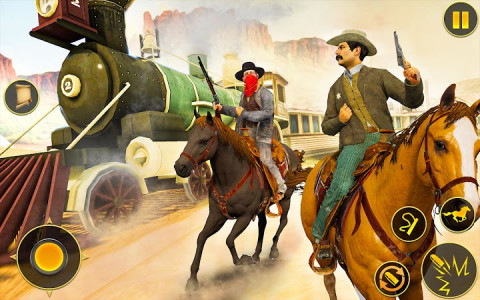 اسکرین شات بازی Cowboy Horse Riding Simulation : Gun of wild west 4
