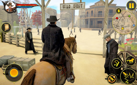اسکرین شات بازی Cowboy Horse Riding Simulation : Gun of wild west 7