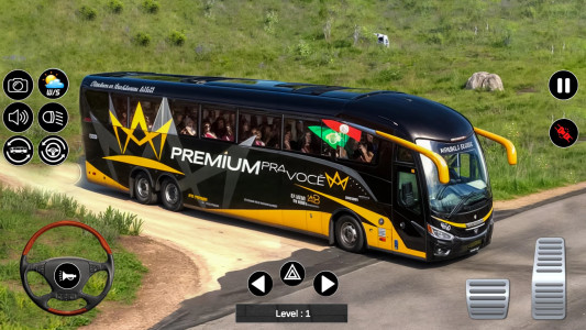 اسکرین شات 1 بازی Bus Driving 3D Coach Bus Game
