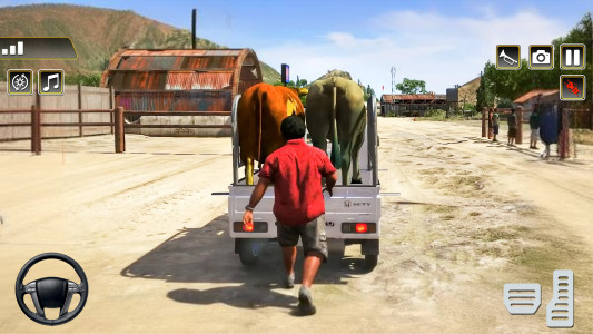 اسکرین شات 1 بازی Cargo Animal Truck Driving 3D