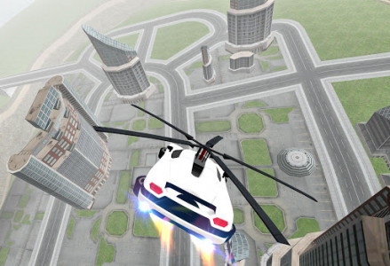 اسکرین شات بازی Flying Car Rescue Flight Sim 8