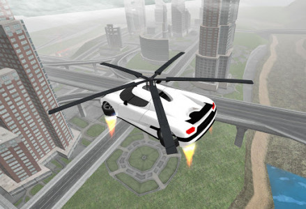 اسکرین شات بازی Flying Car Rescue Flight Sim 5