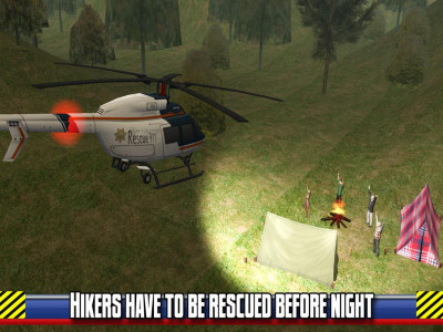 اسکرین شات بازی Helicopter Rescue Flight Sim 2