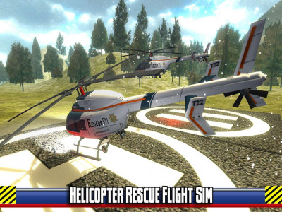 اسکرین شات بازی Helicopter Rescue Flight Sim 1