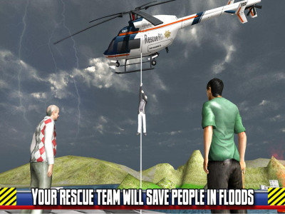 اسکرین شات بازی Helicopter Rescue Flight Sim 3