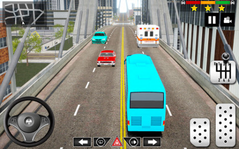 اسکرین شات بازی Mountain Bus Simulator 3D : Coach Parking Games 7