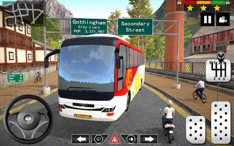 اسکرین شات بازی Mountain Bus Simulator 3D : Coach Parking Games 8