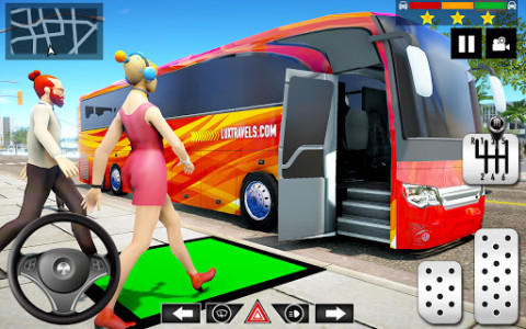 اسکرین شات بازی Mountain Bus Simulator 3D : Coach Parking Games 5