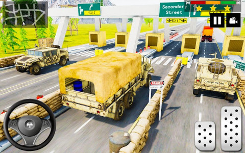 اسکرین شات بازی Army Truck Simulator Military Driver Transport Sim 2
