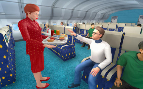 اسکرین شات بازی Virtual Air Hostess Flight Attendant Simulator 7