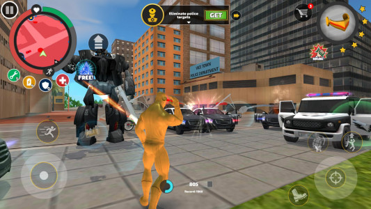 اسکرین شات 5 بازی Rope Hero: Vice Town