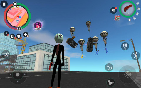 اسکرین شات 4 بازی Stick Rope Hero 2