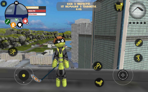 اسکرین شات بازی Stickman Rope Hero 3