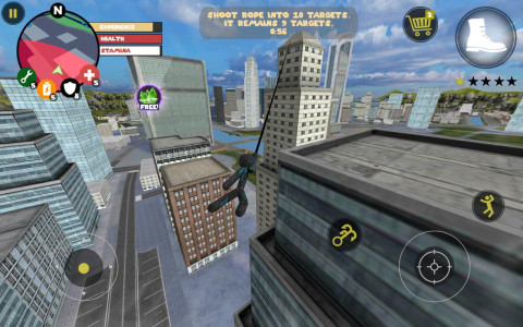 اسکرین شات 1 بازی Stick Rope Hero