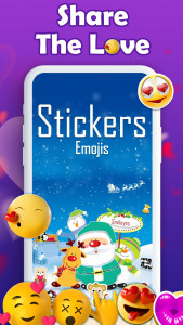 اسکرین شات 1 برنامه Love Sticker to share - Smiley
