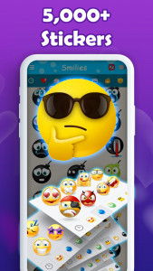 اسکرین شات 4 برنامه Love Sticker to share - Smiley