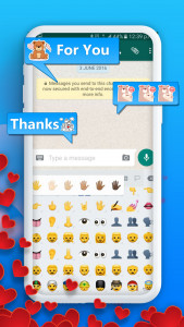 اسکرین شات برنامه Stickers for whatsapp - Love 3