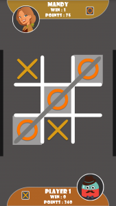 اسکرین شات 1 بازی Tic tac toe multiplayer game