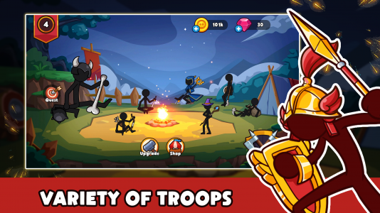 اسکرین شات بازی War of Stick: Conquer Battle 3