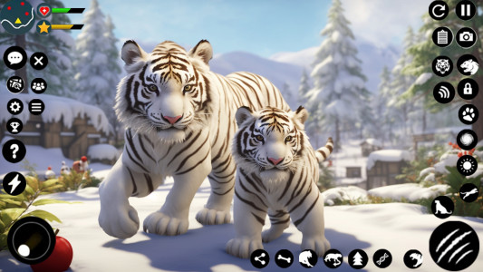 اسکرین شات بازی Arctic White Tiger Family Sim 5