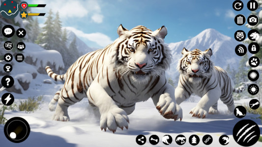 اسکرین شات بازی Arctic White Tiger Family Sim 6