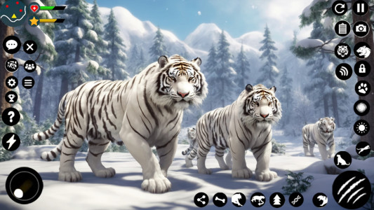 اسکرین شات بازی Arctic White Tiger Family Sim 3