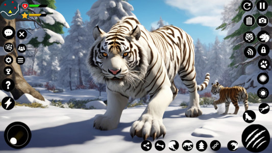 اسکرین شات بازی Arctic White Tiger Family Sim 7