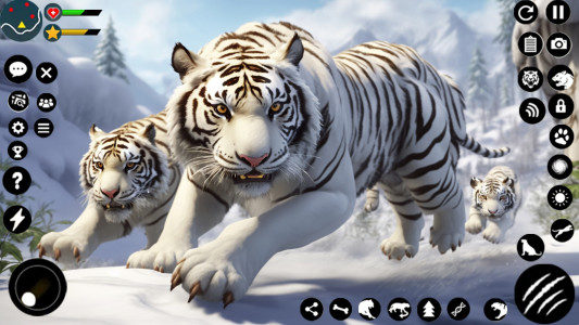 اسکرین شات بازی Arctic White Tiger Family Sim 1