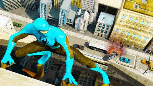 اسکرین شات بازی Amazing Frog Flying Spide Hero 1