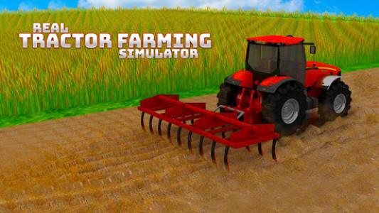 اسکرین شات بازی Real Tractor Farming Simulator 2020 3D Game 1