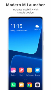 اسکرین شات 1 برنامه M Launcher