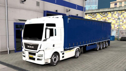 اسکرین شات بازی Euro Drinving Truck Simulator 1