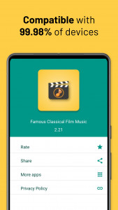 اسکرین شات 4 برنامه Famous Classical Film Music