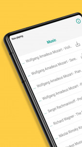 اسکرین شات 1 برنامه Famous Classical Film Music