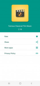اسکرین شات برنامه Famous Classical Film Music 4