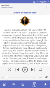 اسکرین شات برنامه Johann Sebastian Bach Music 3